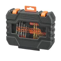 Black & Decker A7232-XJ, Schraubbefestigung, Beton, Metall, Kunststoff, Holz, Stahl, Schwarz, 50 Stück(e), 830 g