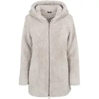 Urban Classics Damen Sherpa Pullover Regular Fit Kapuzenpullover, Sand, L