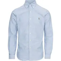Ralph Lauren für Herren. 710549084007 Slim Fit Oxford Hemd blau (XL), Lässig, Baumwolle, Langarm