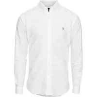 Ralph Lauren für Herren. 710549084006 Slim Fit Oxford Hemd weiß (XXL), Lässig, Baumwolle, Langarm