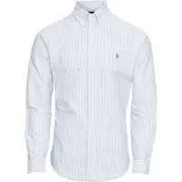 Ralph Lauren für Herren. 710549084009 Slim Fit Oxford Hemd blau (XL), Lässig, Baumwolle, Langarm