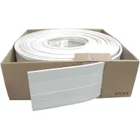 Hager LFR1501509016A Leitungsführungskanal auf Rolle mit Klebeband PVC LFR 15x15mm verkehrsweiß - 20 Meter