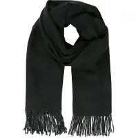 Jack & Jones Strickschal "JACSOLID WOVEN SCARF NOOS" Kunstfaser, mit Fransen