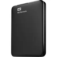 Western Digital Elements Portable, 4 TB, 2.5", 3.2 Gen 1 (3.1 Gen 1), Schwarz