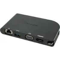 Kensington SD1500 USB-C 5Gbps Mobile Docking Station - 4K HDMI or HD VGA - Windows/Chrome/macOS, Kabelgebunden, USB 3.2 Gen 1 (3.1 Gen 1) Type-C, USB Typ-C, 100,1000,10 Mbit/s, Schwarz, 5 Gbit/s