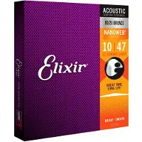 Elixir Strings E11152 Nanoweb Light Top 12-String Akustiksaiten 10-47
