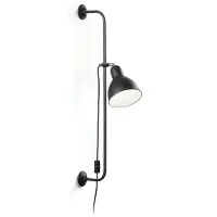 Ideal Lux Wandleuchte Shower mit Schalter und Stecker