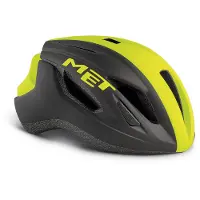 Met STRALE 2019 Helm – schwarz/reflexgelb größe L (59-62cm) 3HM107L0NG1