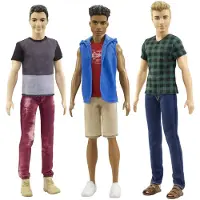 Barbie Fashionistas Ken Doll 4 Checked Style, Männlich, 3 Jahr(e), Junge, Mehrfarbig