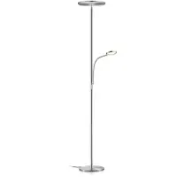 Knapstein Dimmbarer LED-Deckenfluter Hades mit LED-Lesearm