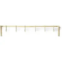 Ferm Living Hakenleiste Kitchen Rod silber, 55.3x9.7x6.2 cm