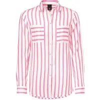 HEINE Streifenbluse in pink-ecru | Gr.: 40