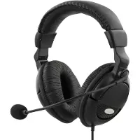 Deltaco HL-9, Kabelgebunden, 20 - 20000 Hz, Anrufe/Musik, 290 g, Kopfhörer, Schwarz