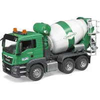 BRUDER 01654 MAN TGA LKW Tieflader mit JCB MIDI CX Baggerlader 1:16 Bulldog