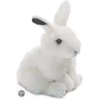 Wereld natuur fonds Plüschtier Schneehase (19cm) lebensecht Kuscheltier Stofftier Hase