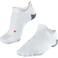 Falke RU5 Race Invisible Damen Lauf Füßlinge, 39-40, Weiß