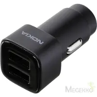 Nokia DC-301 Doppel USB KFZ-Ladegerät (1A21M0E00VA)
