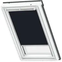 Velux Original Verdunkelungsrollo für dachfenster U08, Dunkelblau, Grauer Führungsschiene