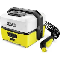 Kärcher Mobile Outdoor Cleaner OC 3, Kompakt, Elektro, 2,8 m, Niederdruck, 4 l, Schwarz, Weiß, Gelb
