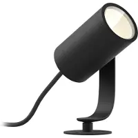 Philips Hue White and Color ambiance Lily Outdoor Spot Erweiterung schwarz, Außensockel-/Pfostenbeleuchtung, Bluetooth/Zigbee, Schwarz, LED, Aluminium, Nicht austauschbare(s) Leuchtmittel