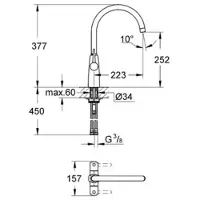 GROHE 30189000, Waschbecken