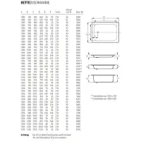 Bette BetteUltra Rechteck-Duschwanne, 1500x900x35mm, 5934-001, Farbe: Pergamon
