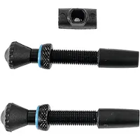 Milkit valve pack 75, Schlauchloses Ventil, Schlauchloser Luftreifen, Schwarz, 75 mm, Sichtverpackung