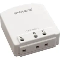 Smartwares SH4-90156 2 Kanal Einbauschalter SH5-TBR-A, Kabellos, RF Wireless, Weiß, 1 Kanäle, Eingebaut, 433.92 MHz