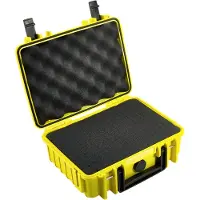 B&W Outdoor.cases Type 1000 gelb Würfelschaum (SI)