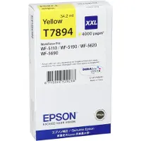Epson Tintenpatrone XXL Yellow 4k, Hohe (XL-) Ausbeute, Gelb, Tinte auf Pigmentbasis, 34,2 ml, 1 Stück(e), Einzelpackung
