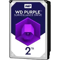 Western Digital WD Purple-Festplatte für Überwachungssysteme 2 TB, 3.5 Zoll, SATA 6 Gbit/s