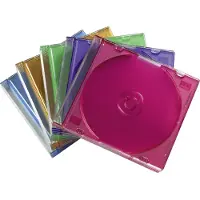 Hama CD-Hülle "CD-Leerhülle Slim 25er-Pack Farbig Schutzhülle für CDs versch. Farben", bunt, CD, Hüllen, CD-Hülle