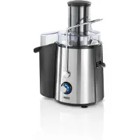 Princess 203040 Entsafter, Zentrifugal-Entsafter, Schwarz, Edelstahl, Schritt, 2,8 l, 1,1 l, 1,2 m