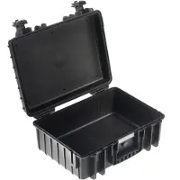 B&W Outdoor-Koffer Typ 5000 Schaumstoff Schwarz