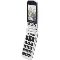 Doro Primo 413, Klappgehäuse, Single SIM, 6,1 cm (2.4"), 2 MP, 1050 mAh, Rot