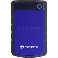 Transcend 2TB StoreJet 25H3, 2 TB, 2.5", 3.2 Gen 1 (3.1 Gen 1), Schwarz, Blau