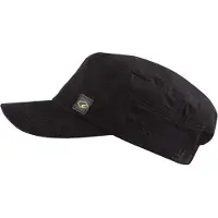 Chillouts Army Cap "El Paso Hat", Herren, schwarz, Baumwolle, unifarben, Caps Army Cap, verstellbar, funktionaler Look