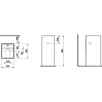 Laufen H8113314001111 WT freist. K-435x375x900
