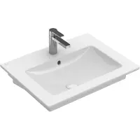 Villeroy & Boch V&B Waschtisch VENTICELLO 65x50cm, o. HL, m Überlauf, weiß C-plus