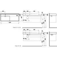 Laufen H8133320001121 WT K-460x1200x150 o. Hlo.Ül.