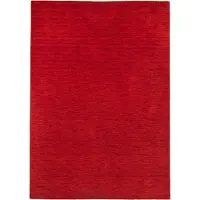 Theko 1100000002199 "Haltu Uni" Gr. 31, grau (anthrazit), B:90cm H:17mm L:160cm, Schurwolle, Teppiche, 1100000002199, Handweb Teppich, reine Wolle, Uni-Farben, meliert, handgewebt
