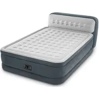 Intex Luftbett 236 x 152 x 86 cm | mit integrierter Elektropumpe | für 2 Personen