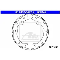 Ate Bremsbackensatz, Feststellbremse 03.0137-0442.2