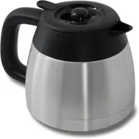 Inventum KZ618, Filterkaffeemaschine, 1 l, Gemahlener Kaffee, 900 W, Schwarz, Edelstahl