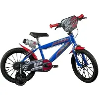 Dino Bikes Kinderfahrrad "16" R 88 Kinderfahrrad Jungen stabiler Rahmen Stützräder 4-7 Jahre" Gr. 30, grün, Fahrräder, Kinder, 30cm, 16 Zoll (40,64cm), Kinderfahrrad, mit Stützrädern und Frontschild