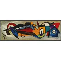 Wash & dry Läufer "positive flow I" Gr. 19, bunt, B:60cm H:7mm L:180cm, Kunstfaser, BY KLEEN-TEX, Teppiche, Läufer, Schmutzfangläufer, modernes Design, rutschhemmend, waschbar