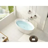 Sanotechnik Freistehende Badewanne MIAMI 170 x 82 x 58,5