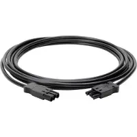 Kopp 226506045 Verbindungsleitung, kompatibel mit GST-Stecksystem beidseitig, 6 Meter, Farbe: schwarz