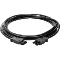 Kopp 226505044 Verbindungsleitung, kompatibel mit GST-Stecksystem beidseitig, 5 Meter, Farbe: schwarz