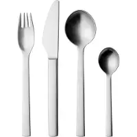 Georg Jensen Besteckset New York Edelstahl Matt (16-teilig)